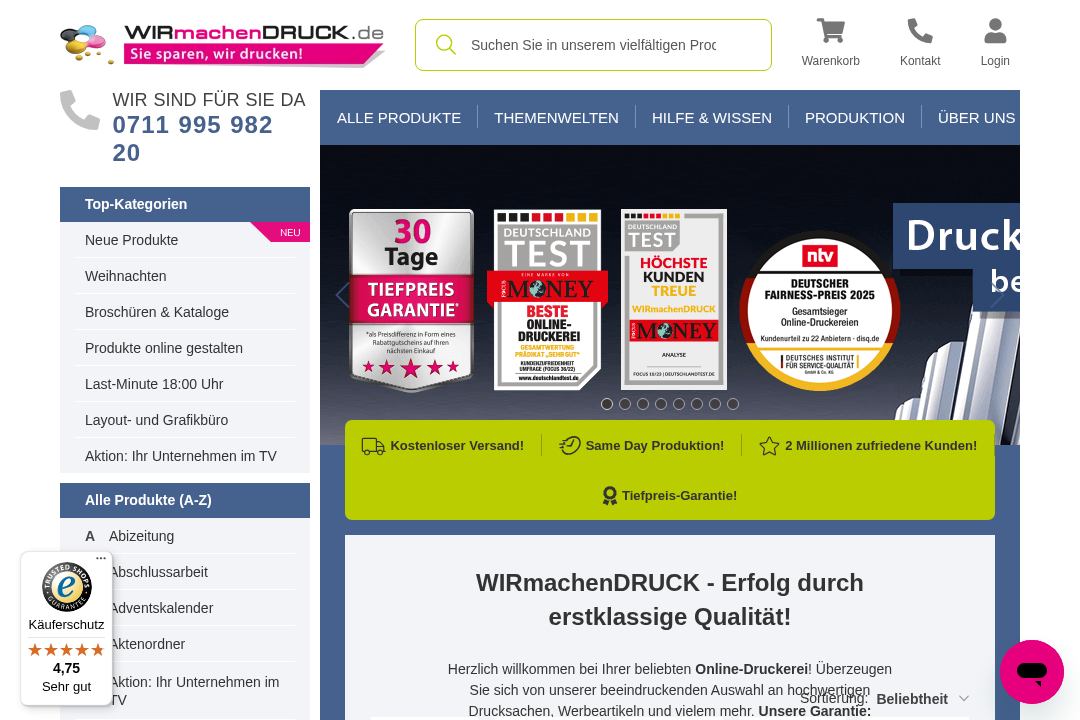 WIR machen DRUCK GmbH ᐅ Online-Druckerei - Digitaldruck.info